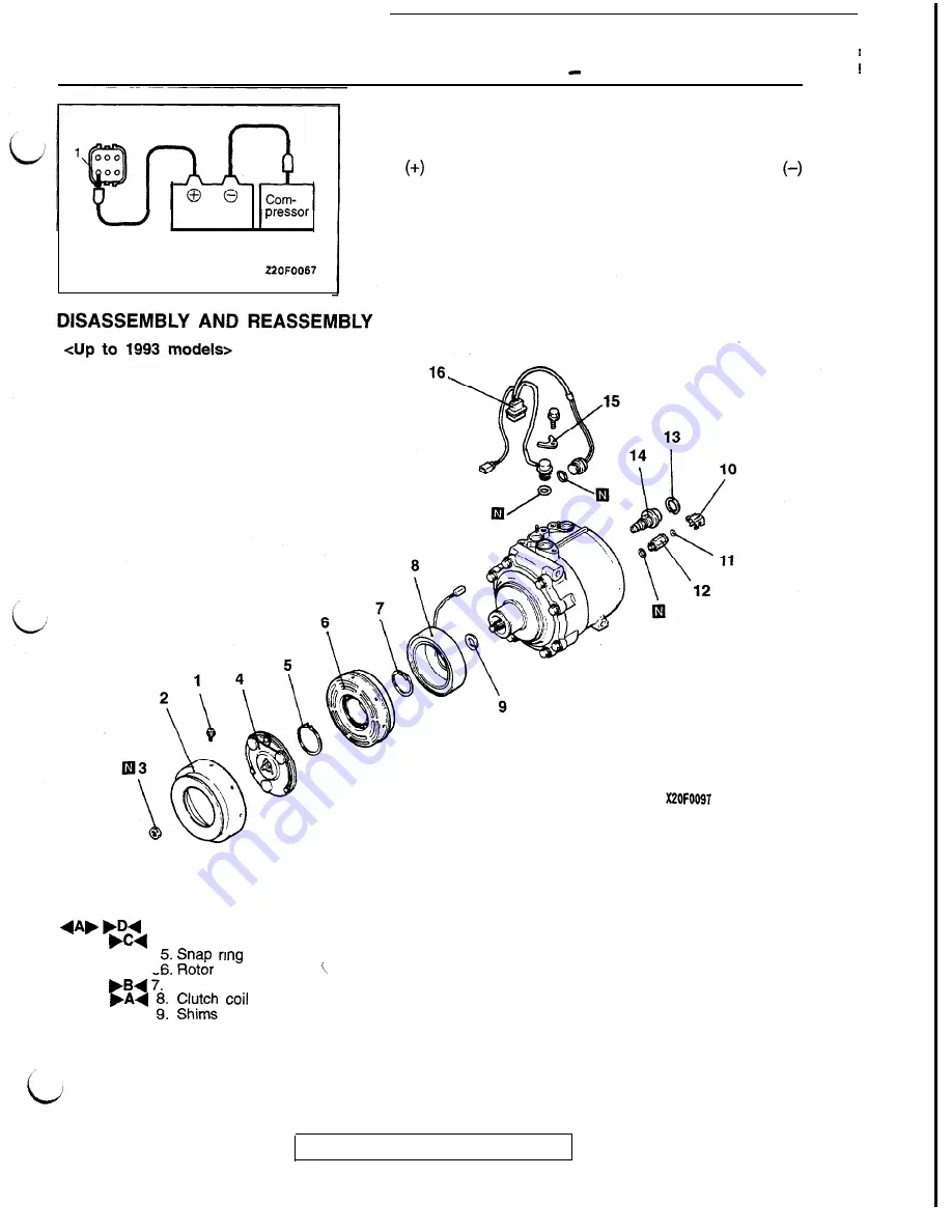 Mitsubishi 1992 3000GT Скачать руководство пользователя страница 1261