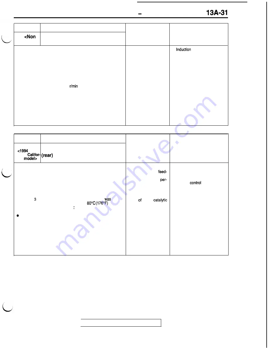 Mitsubishi 1992 3000GT Service Manual Download Page 135