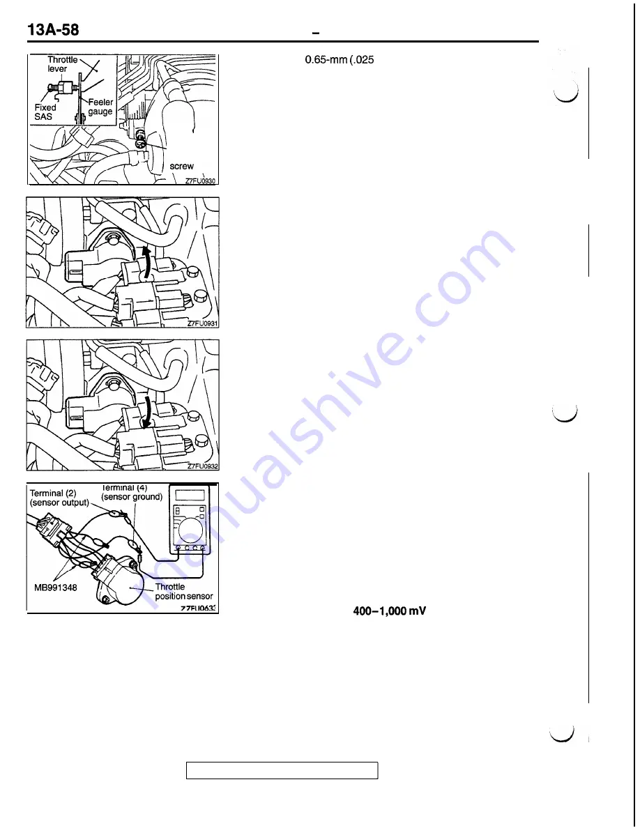 Mitsubishi 1992 3000GT Service Manual Download Page 162