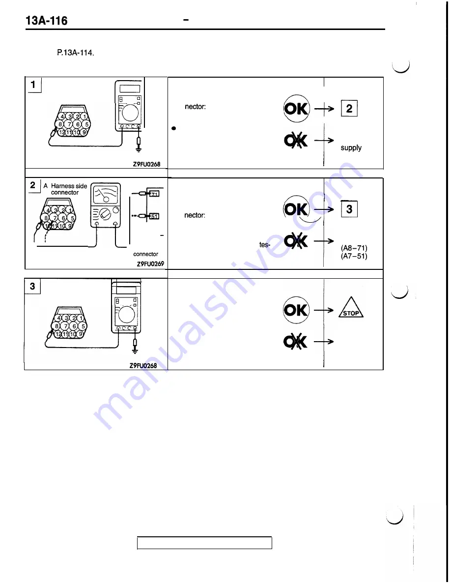 Mitsubishi 1992 3000GT Service Manual Download Page 220