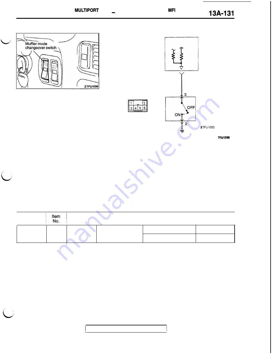 Mitsubishi 1992 3000GT Service Manual Download Page 235