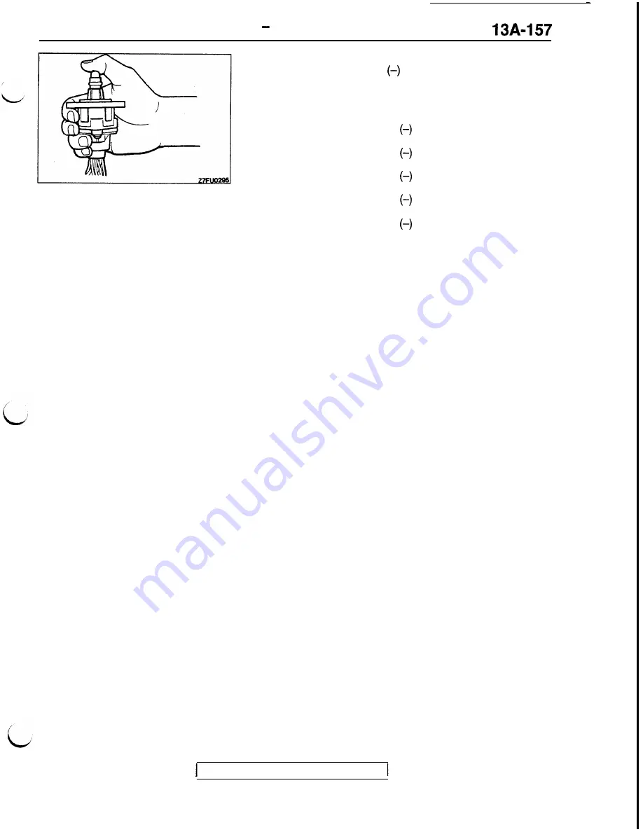 Mitsubishi 1992 3000GT Service Manual Download Page 261