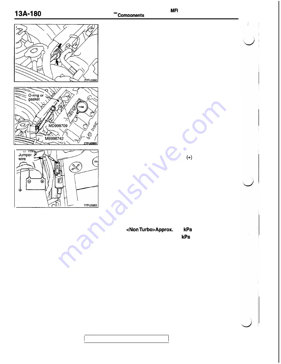 Mitsubishi 1992 3000GT Service Manual Download Page 284