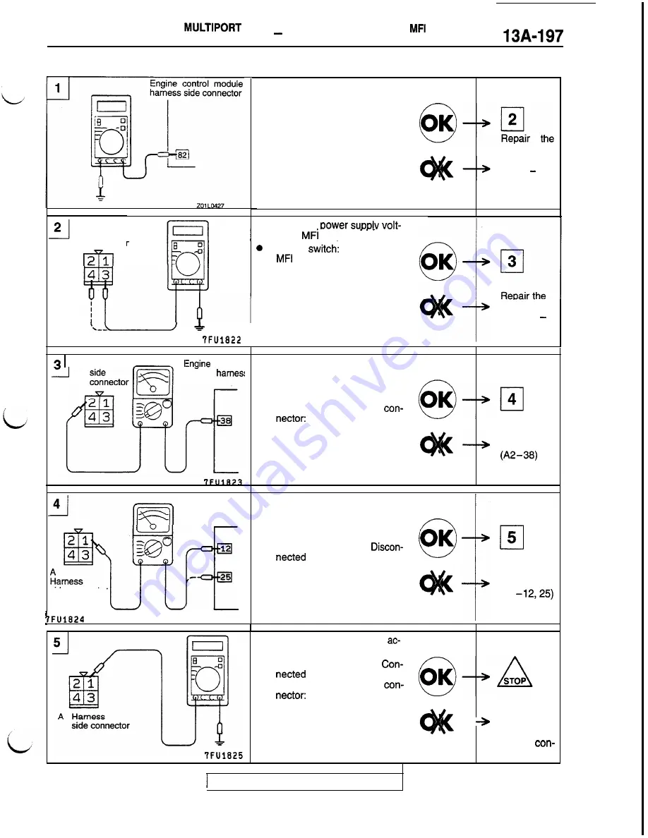 Mitsubishi 1992 3000GT Service Manual Download Page 301