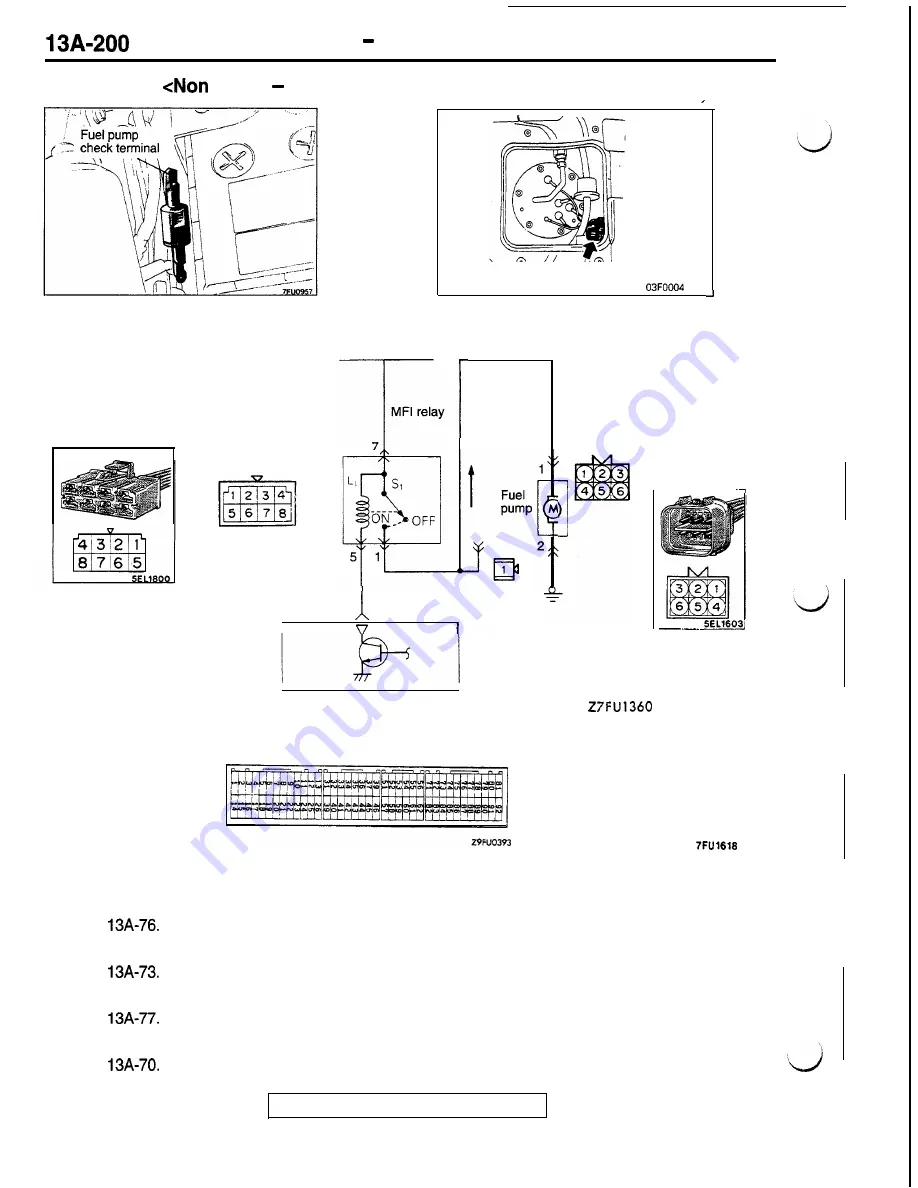 Mitsubishi 1992 3000GT Service Manual Download Page 304