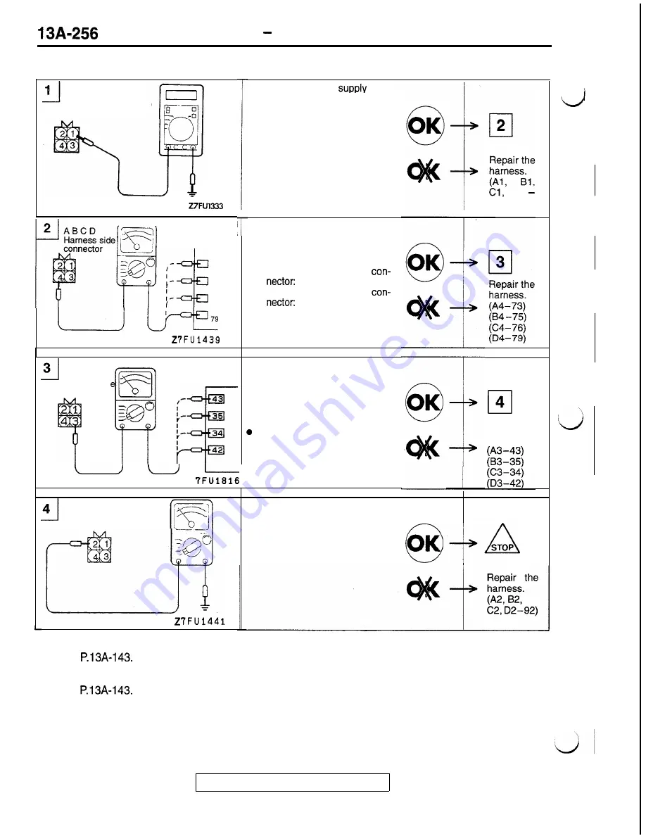 Mitsubishi 1992 3000GT Service Manual Download Page 360