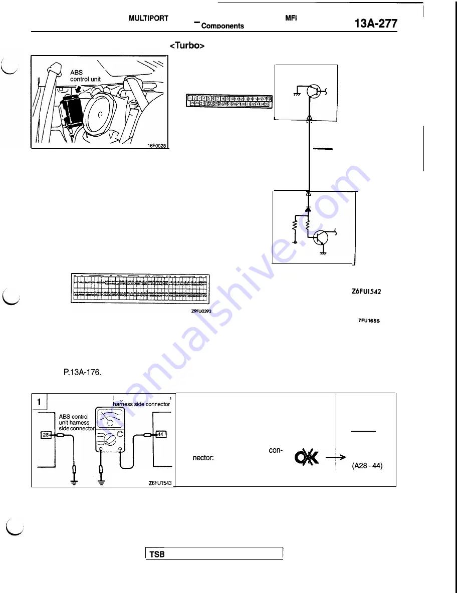 Mitsubishi 1992 3000GT Service Manual Download Page 381