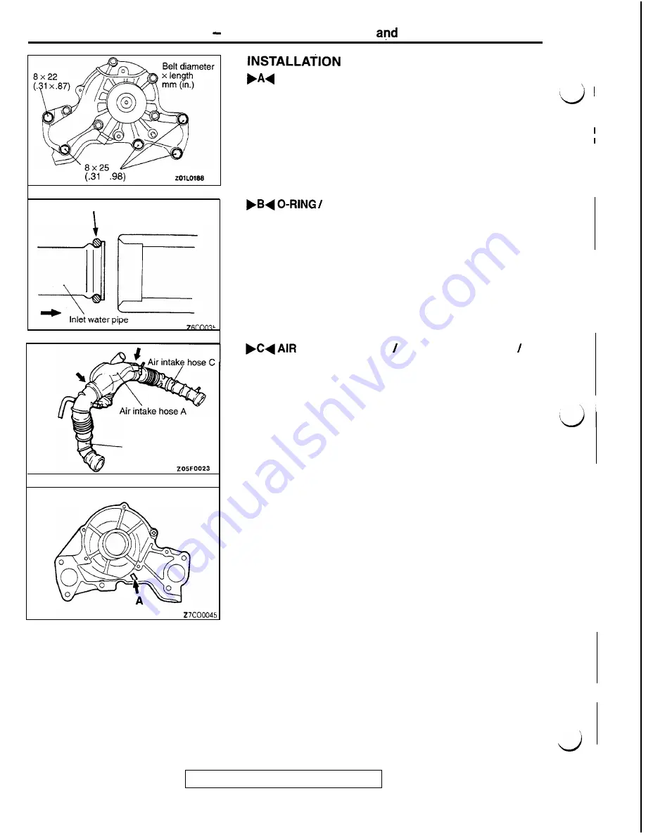 Mitsubishi 1992 3000GT Service Manual Download Page 416