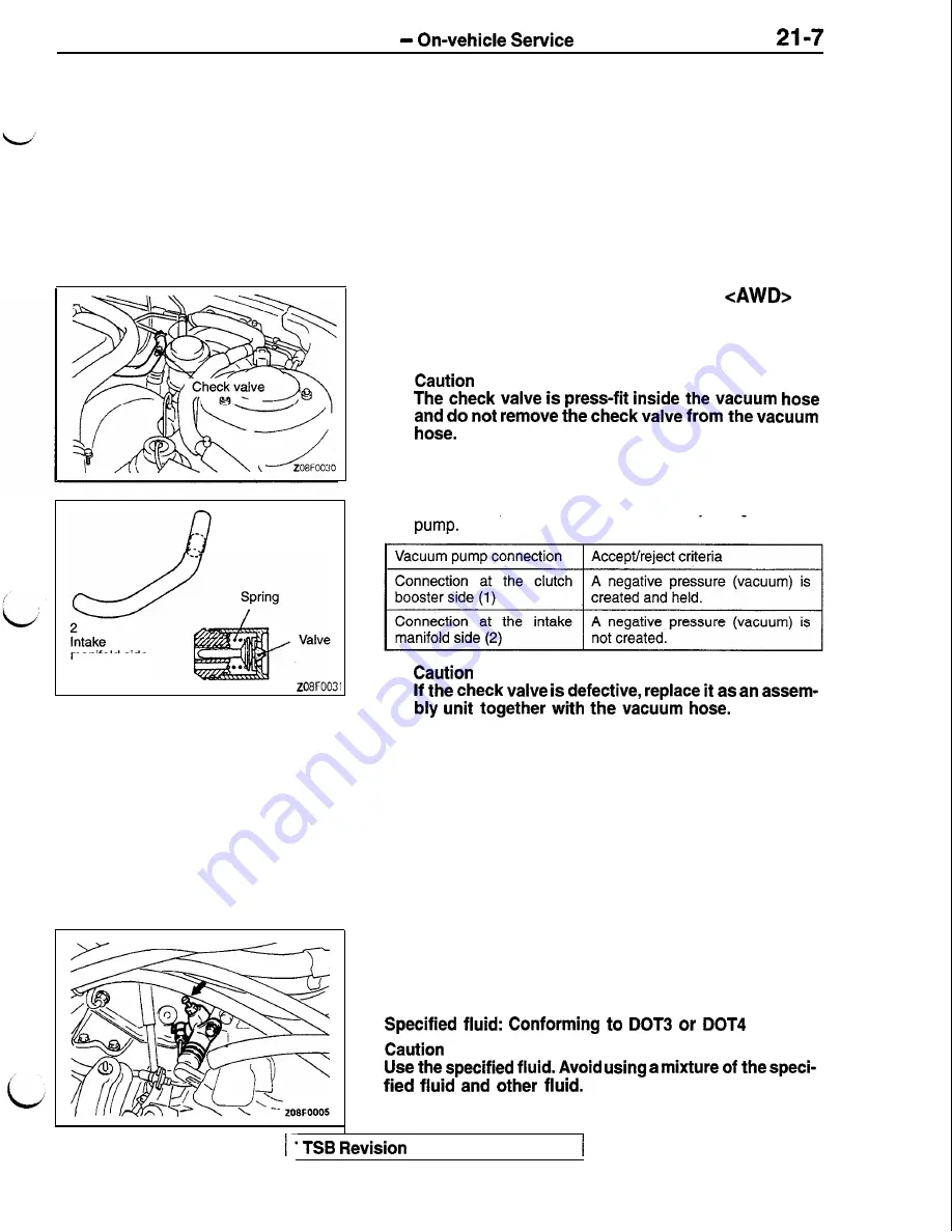 Mitsubishi 1992 3000GT Service Manual Download Page 539