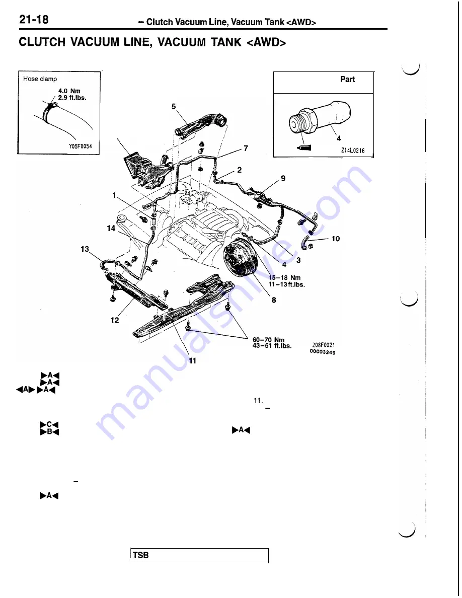 Mitsubishi 1992 3000GT Service Manual Download Page 550