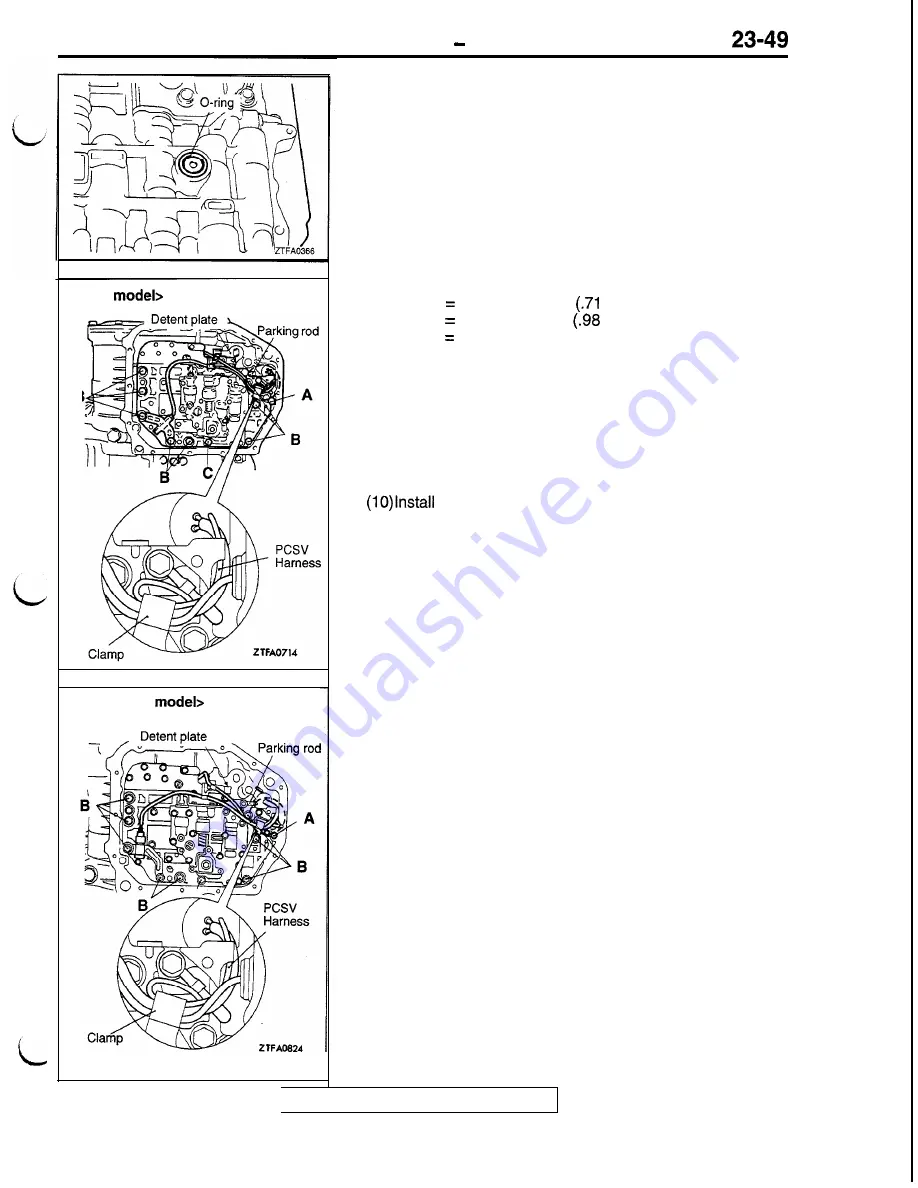 Mitsubishi 1992 3000GT Service Manual Download Page 639