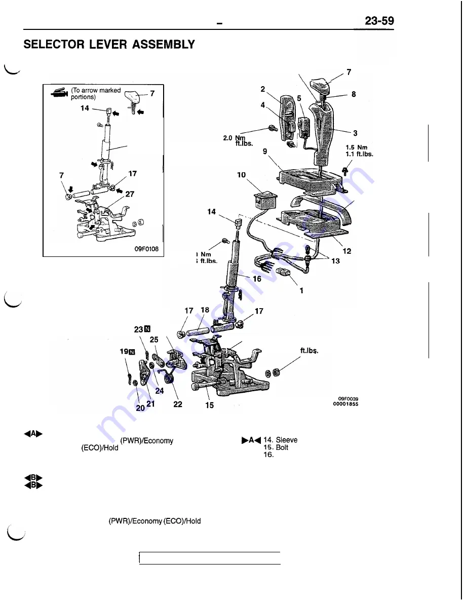 Mitsubishi 1992 3000GT Service Manual Download Page 649