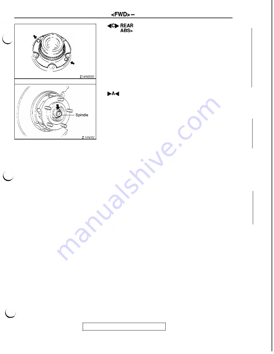 Mitsubishi 1992 3000GT Service Manual Download Page 697