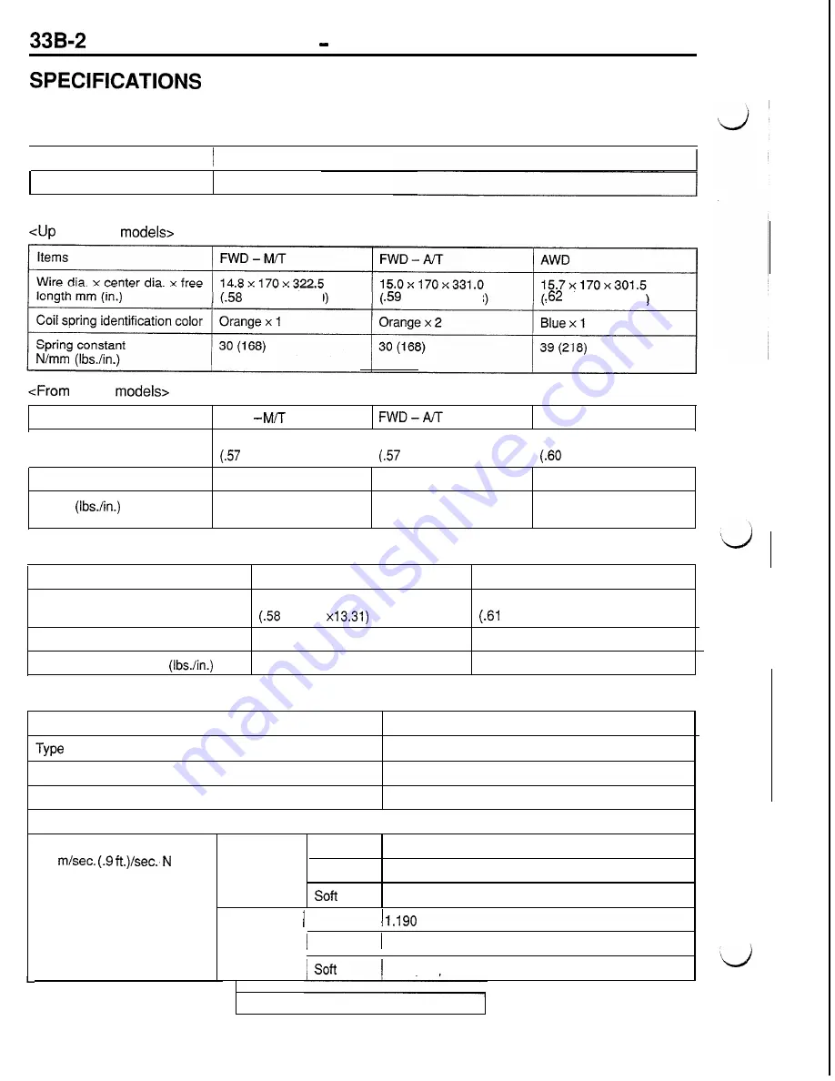 Mitsubishi 1992 3000GT Service Manual Download Page 768