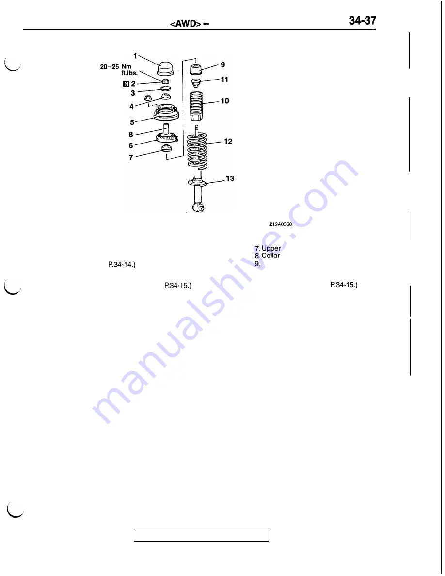 Mitsubishi 1992 3000GT Service Manual Download Page 823