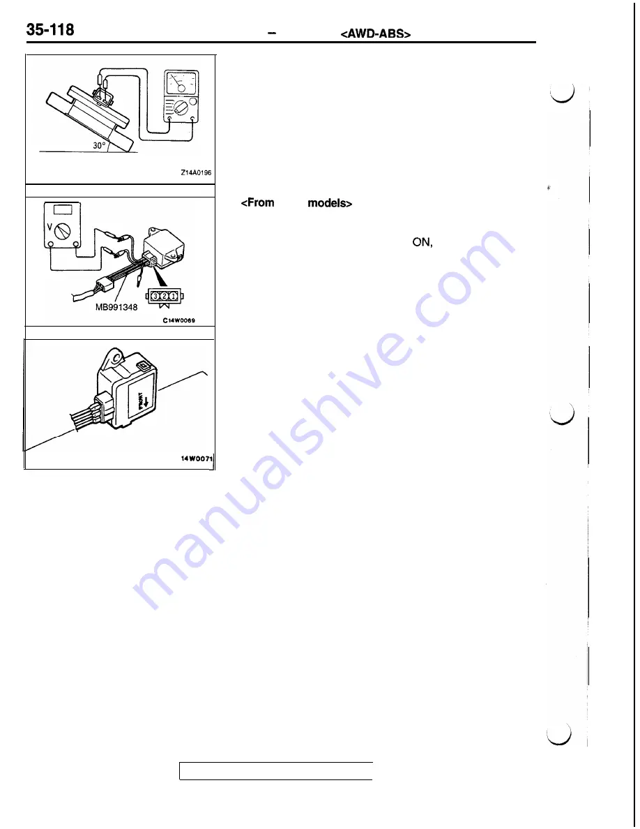 Mitsubishi 1992 3000GT Service Manual Download Page 944