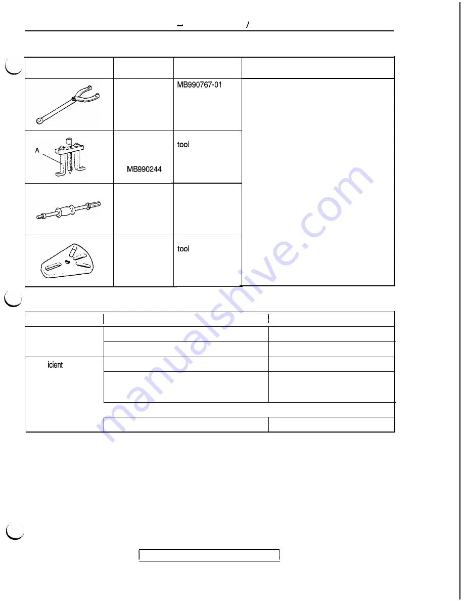 Mitsubishi 1992 3000GT Service Manual Download Page 949