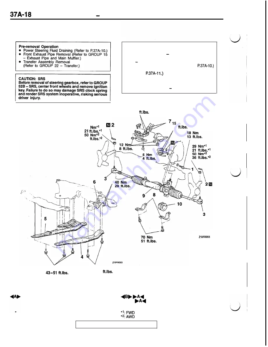 Mitsubishi 1992 3000GT Service Manual Download Page 978