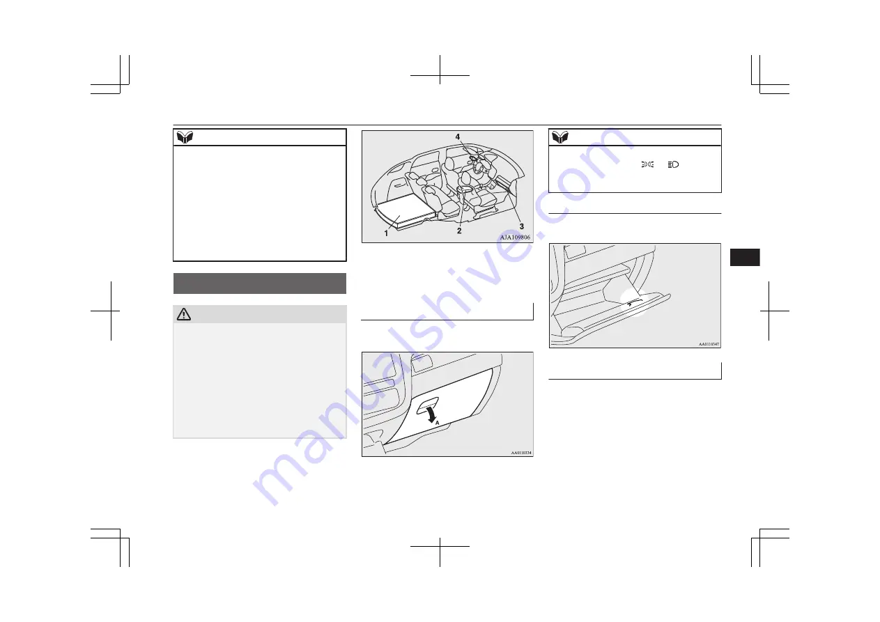 Mitsubishi 2015 OUTLANDER Owner'S Manual Download Page 375