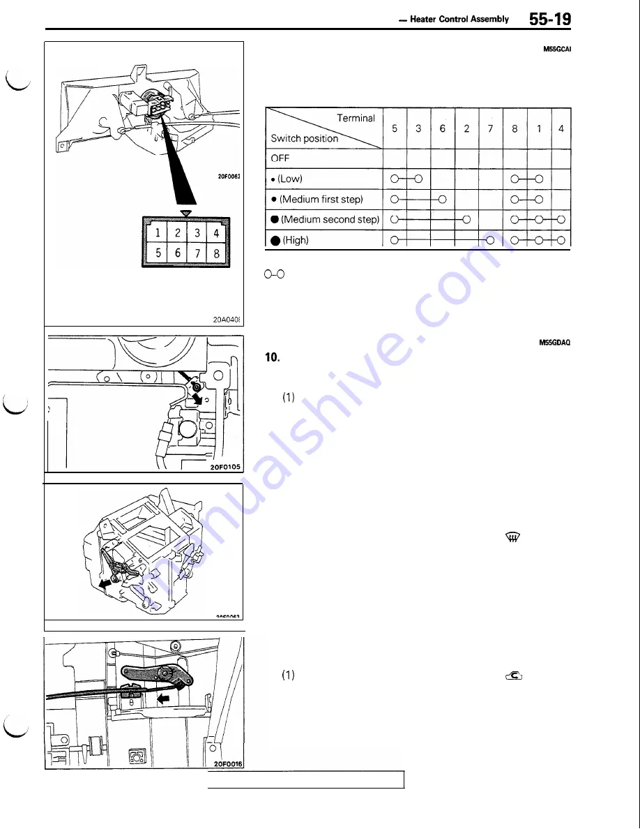 Mitsubishi 3000GT 1991 Service Manual Download Page 1101