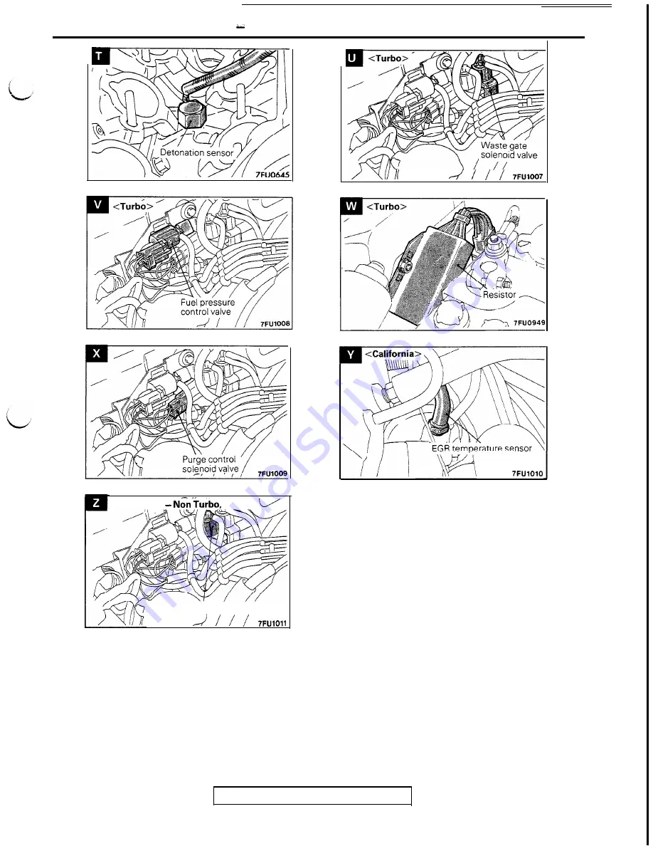 Mitsubishi 3000GT 1991 Service Manual Download Page 145