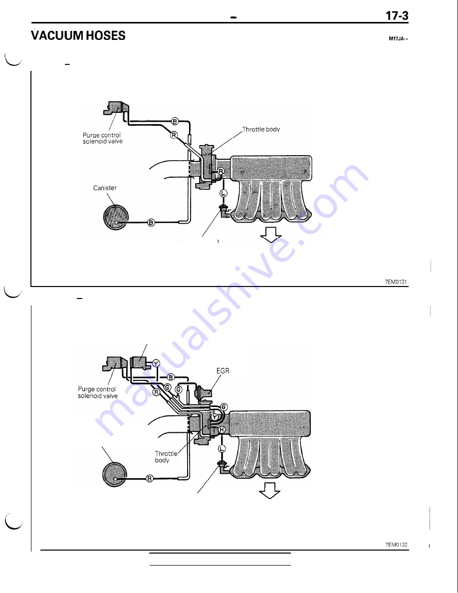 Mitsubishi 3000GT 1991 Service Manual Download Page 347