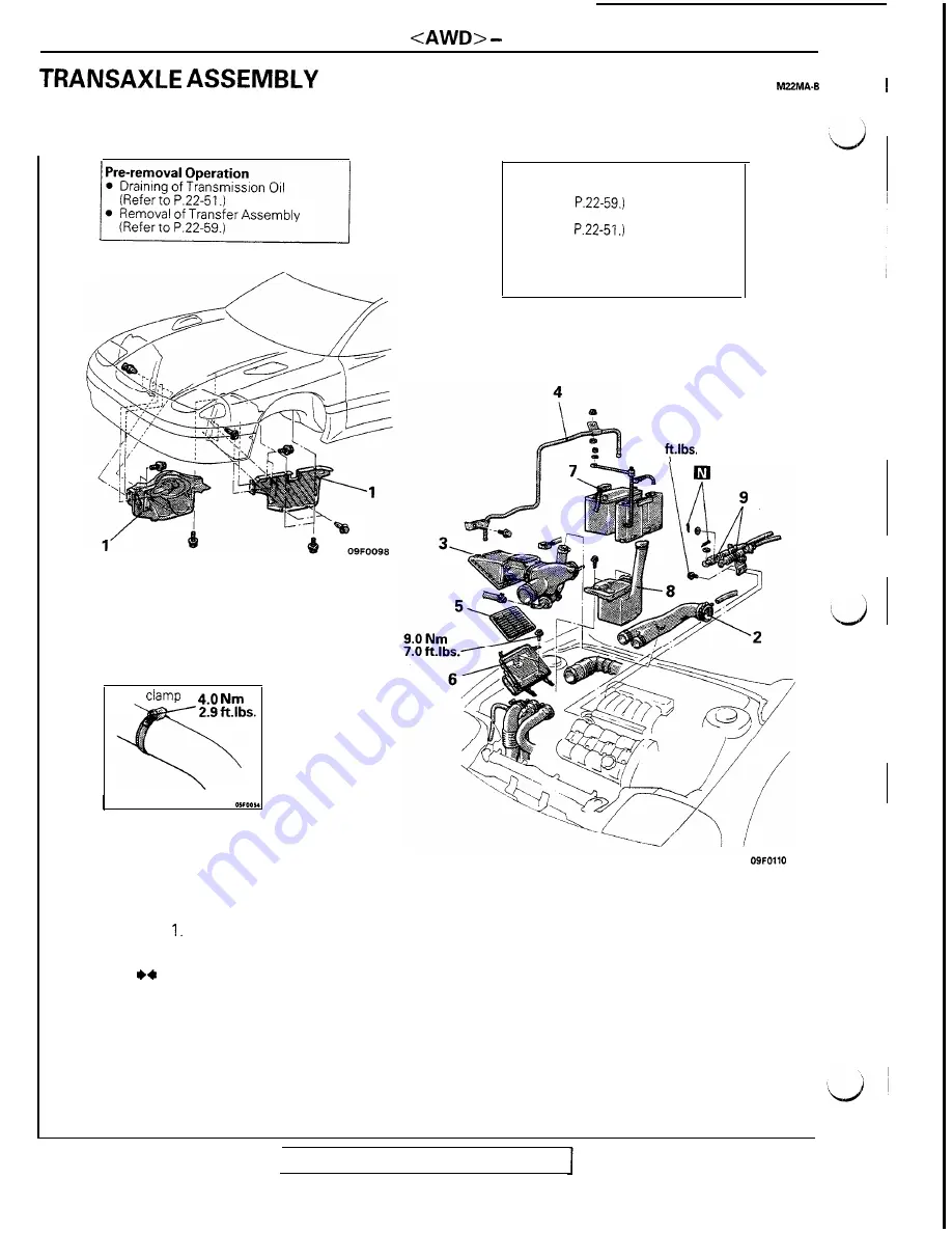 Mitsubishi 3000GT 1991 Service Manual Download Page 436