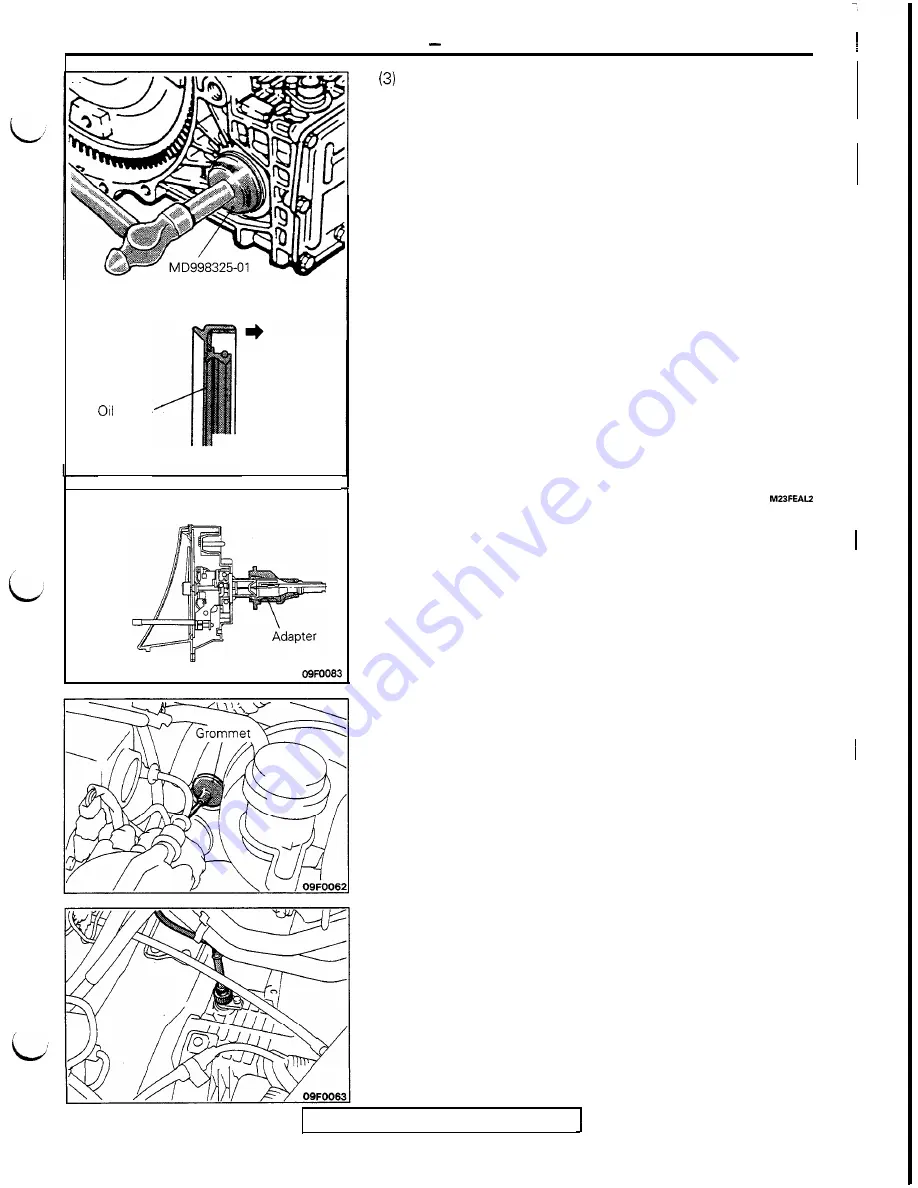 Mitsubishi 3000GT 1991 Service Manual Download Page 505