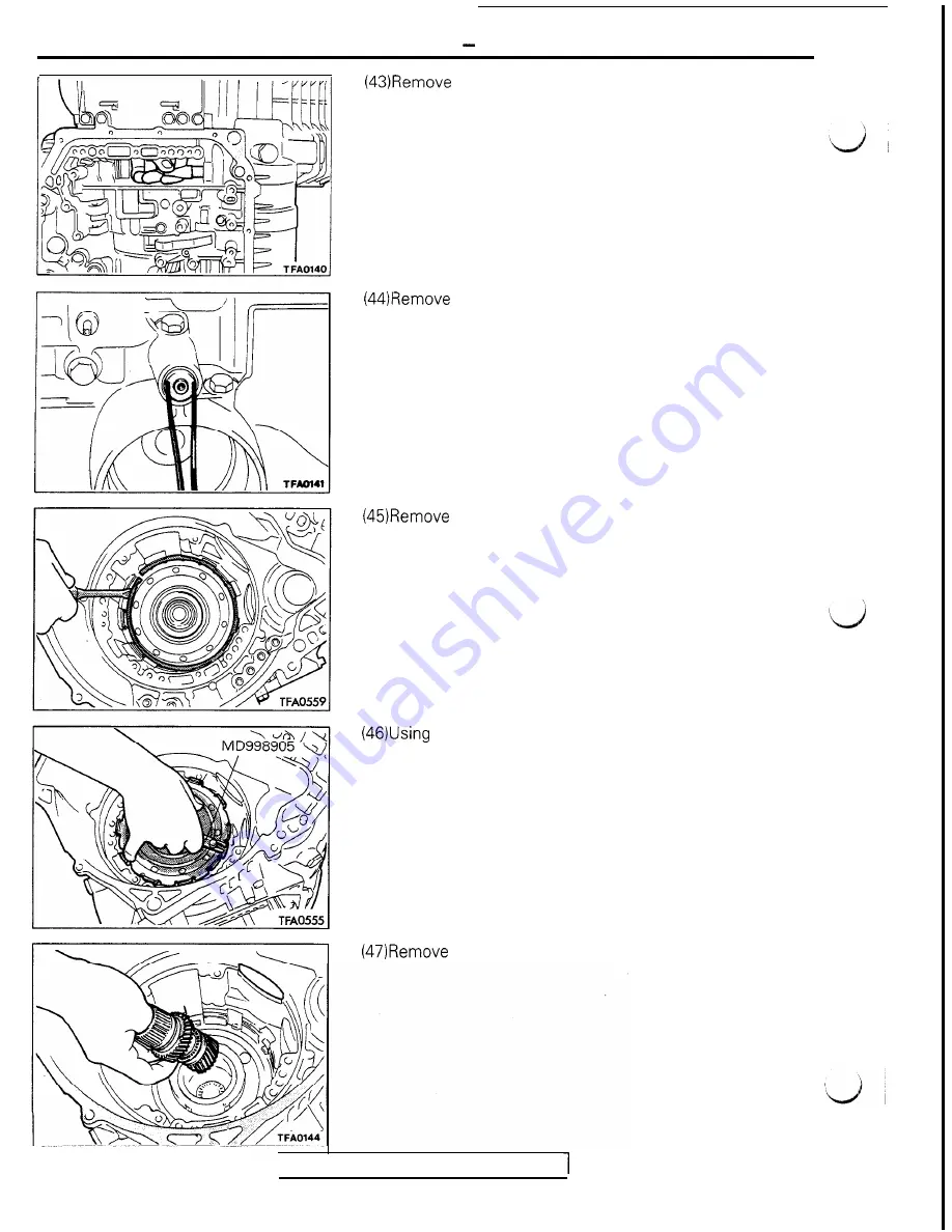 Mitsubishi 3000GT 1991 Service Manual Download Page 526