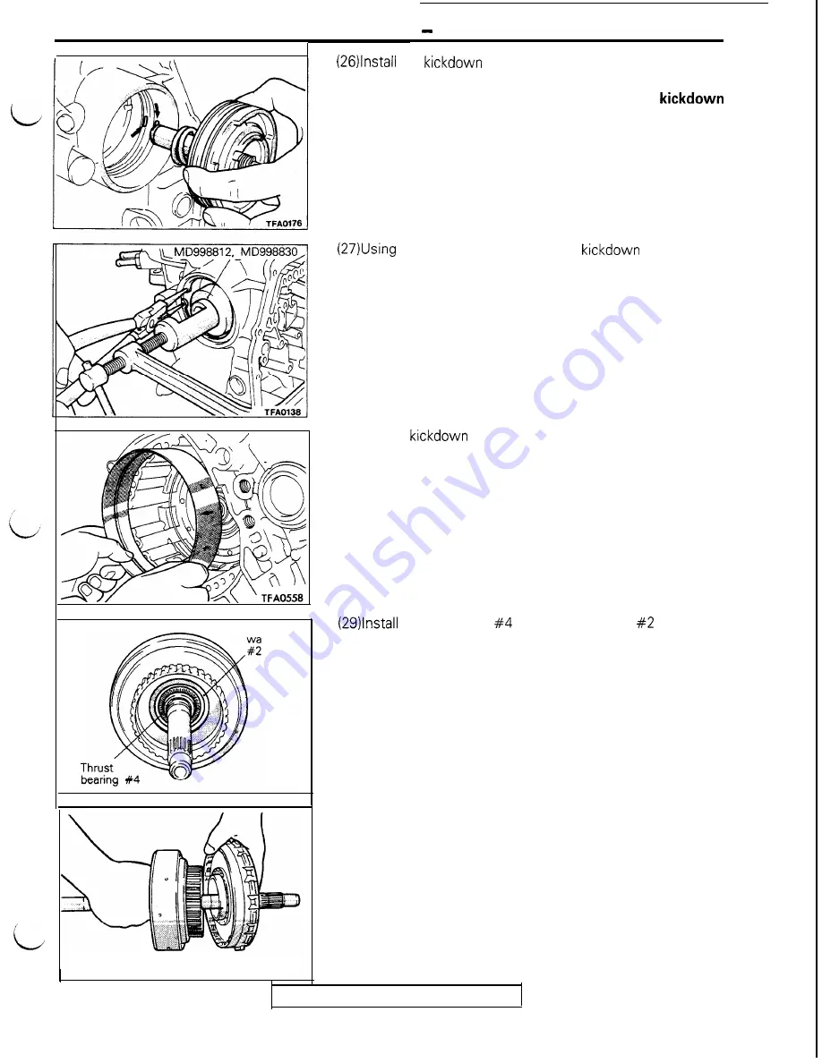 Mitsubishi 3000GT 1991 Service Manual Download Page 535