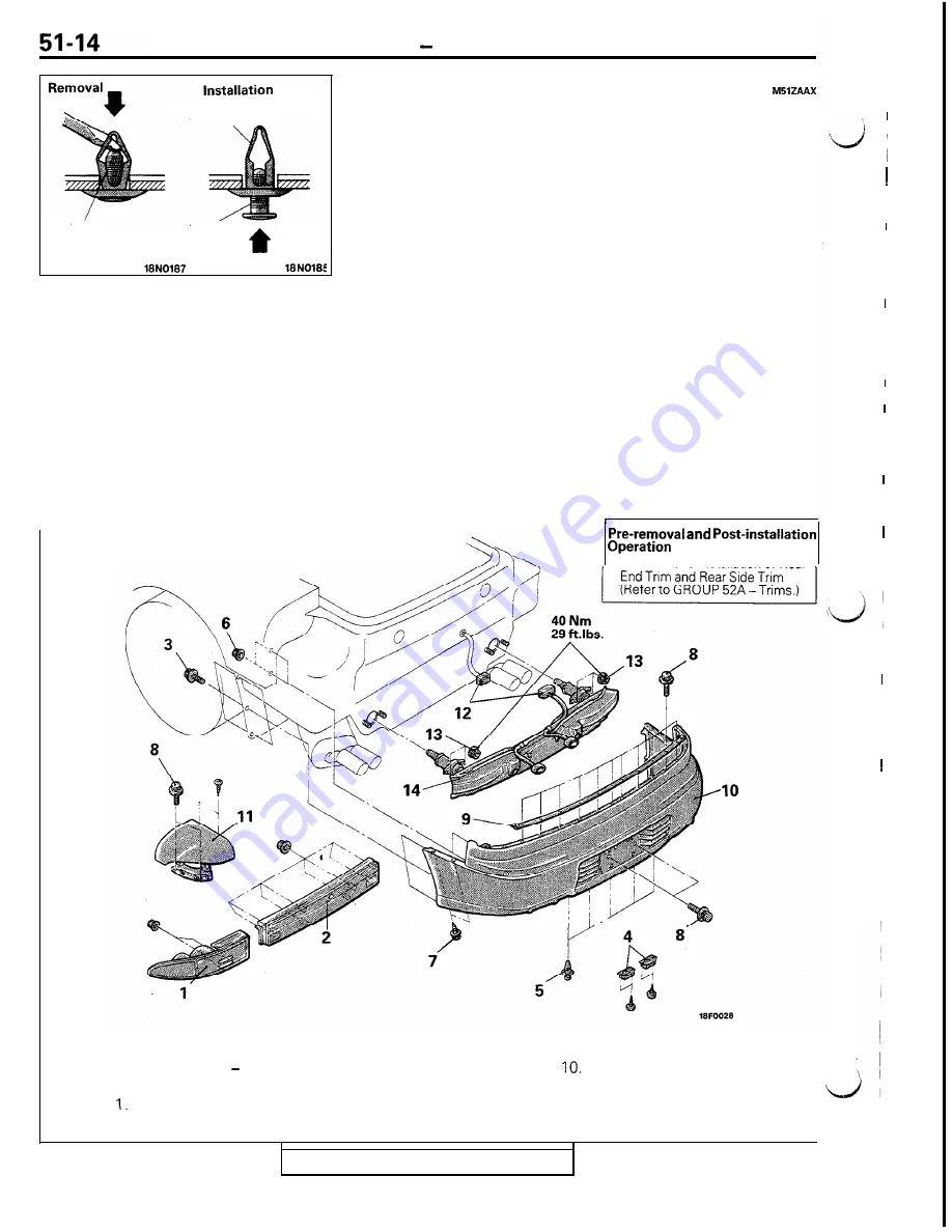 Mitsubishi 3000GT 1991 Service Manual Download Page 952