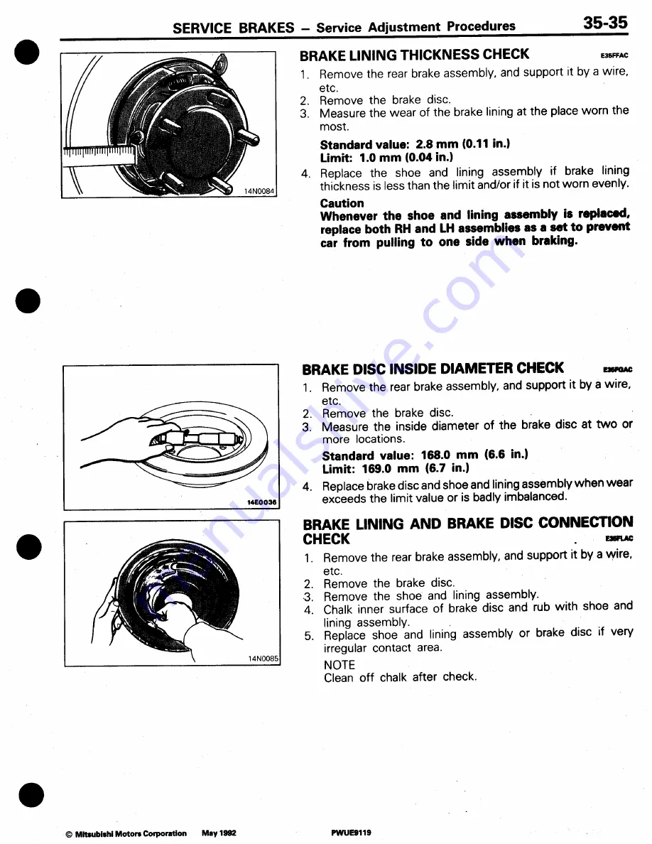 Mitsubishi 3000GT 1994 Workshop Manual Download Page 515