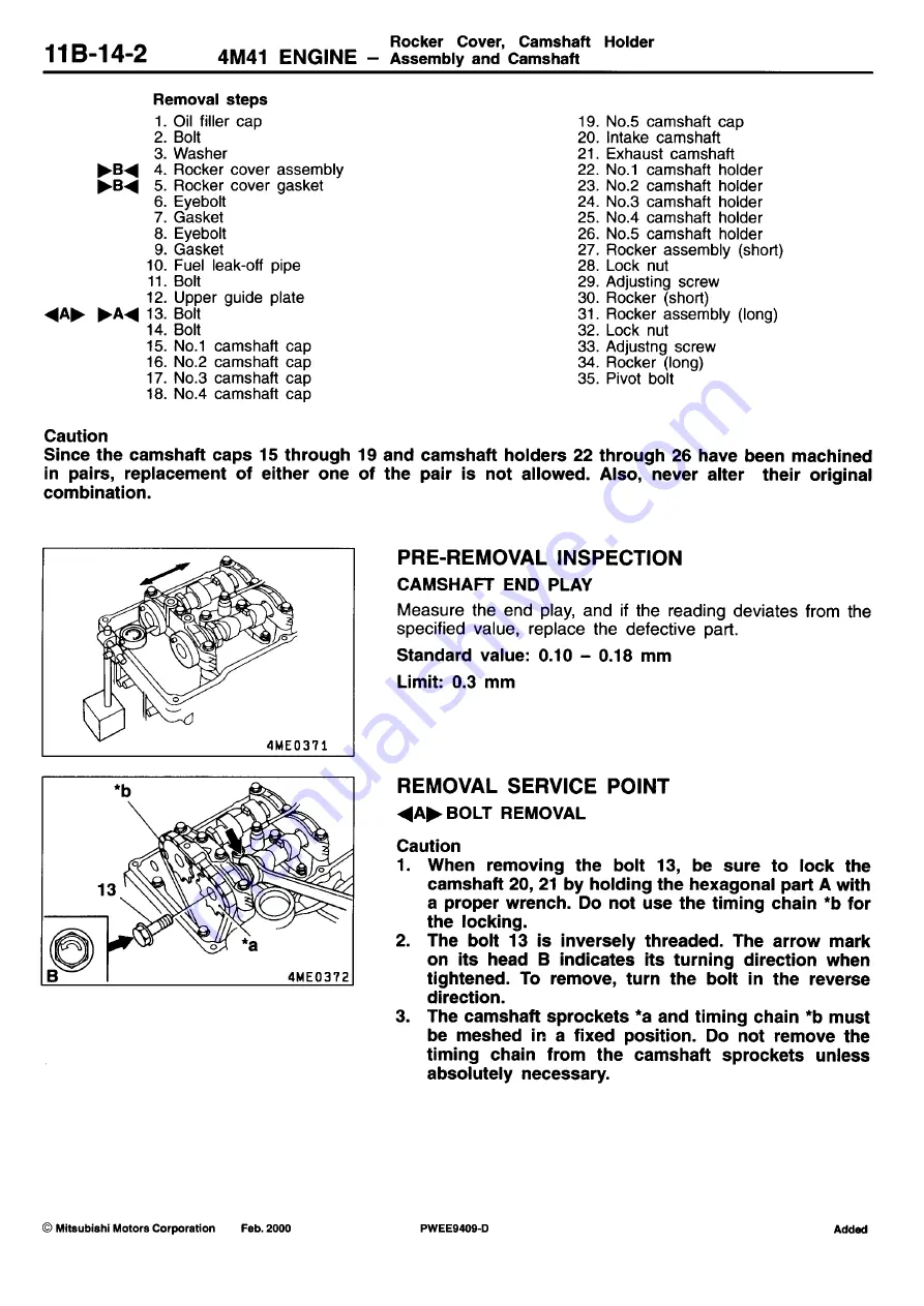 Mitsubishi 4M41 User Manual Download Page 37