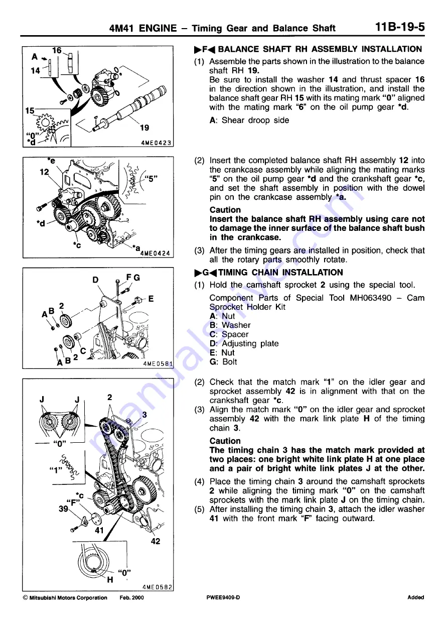 Mitsubishi 4M41 User Manual Download Page 71