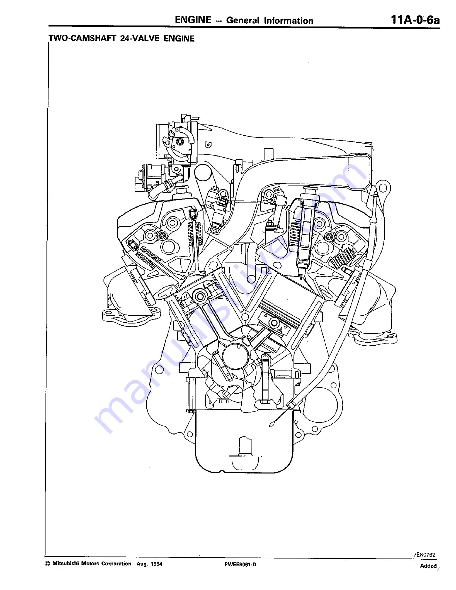 Mitsubishi 6G7 Скачать руководство пользователя страница 6