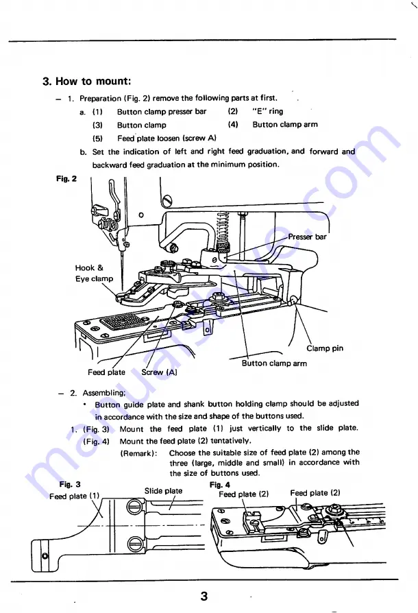 Mitsubishi CB-610 Instruction For Attachment And Use Download Page 4