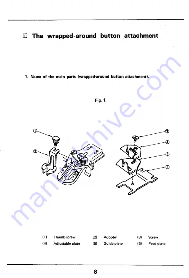 Mitsubishi CB-610 Instruction For Attachment And Use Download Page 9