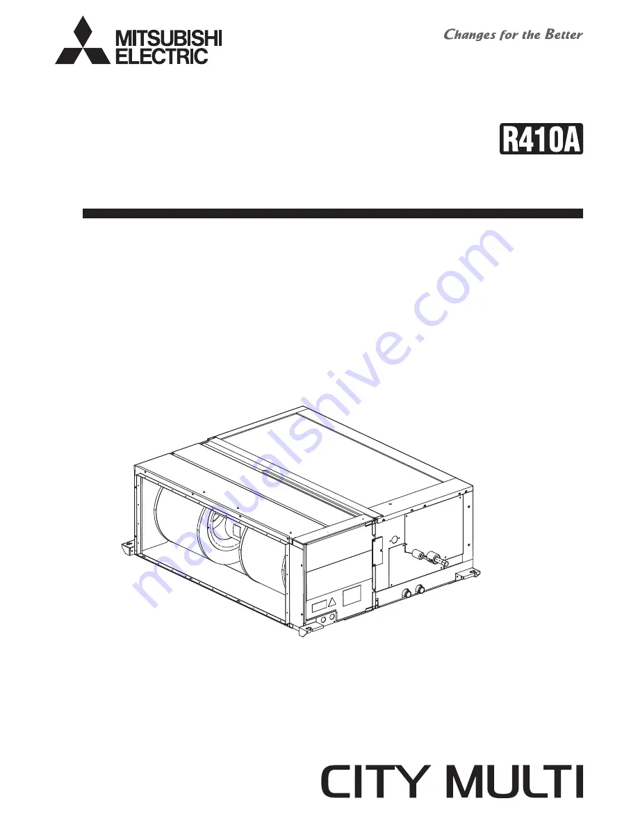 Mitsubishi City Multi PEFY-P72NMHSU-E Скачать руководство пользователя страница 1