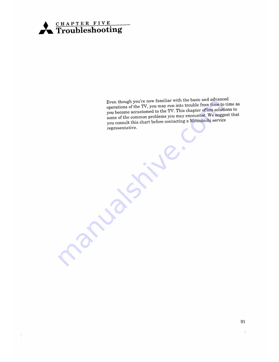 Mitsubishi CK-32308 Owner'S Manual Download Page 91