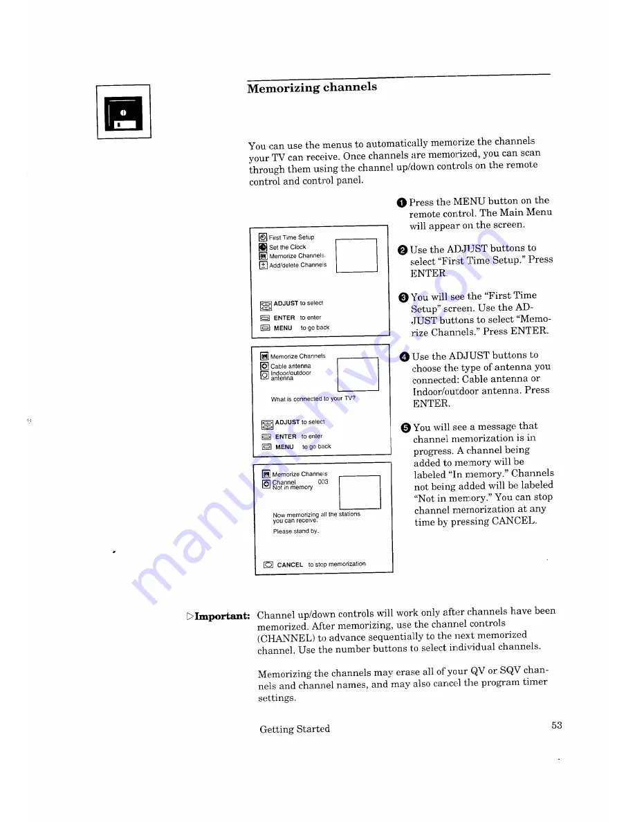 Mitsubishi CK-32310 Owner'S Manual Download Page 55