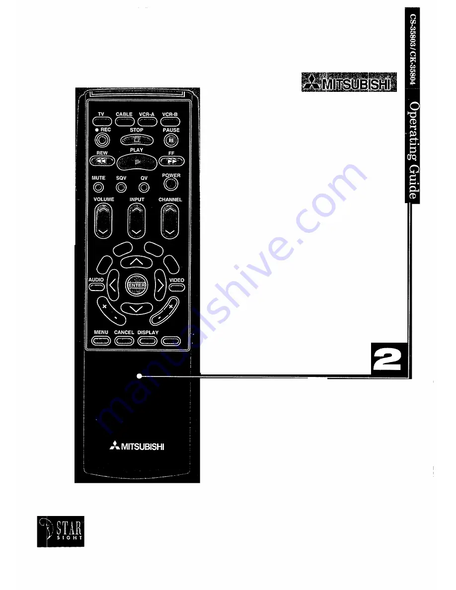 Mitsubishi CK-35804 Operating Manual Download Page 1