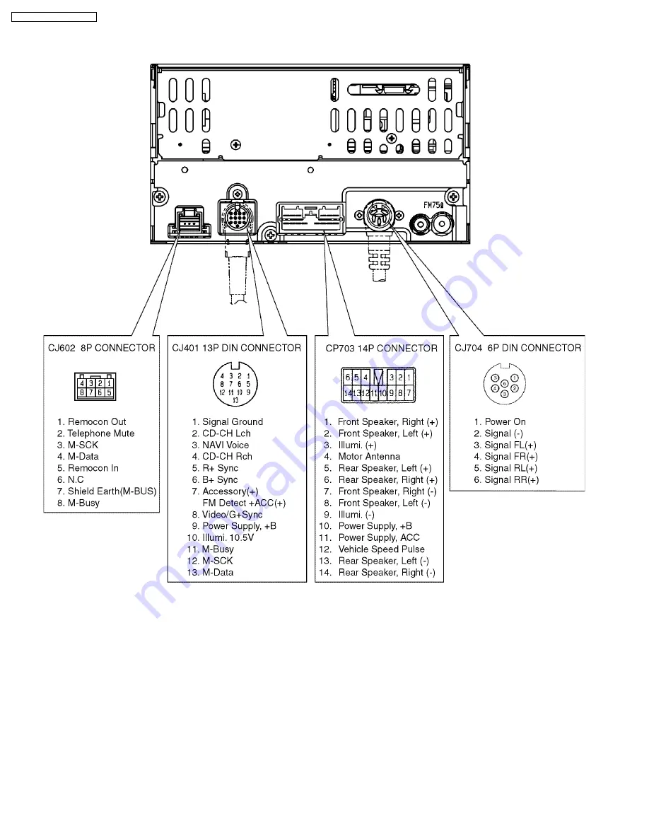 Mitsubishi CQ-EB6260L Скачать руководство пользователя страница 4