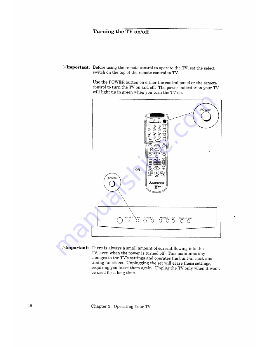 Mitsubishi CS-10509 Скачать руководство пользователя страница 50