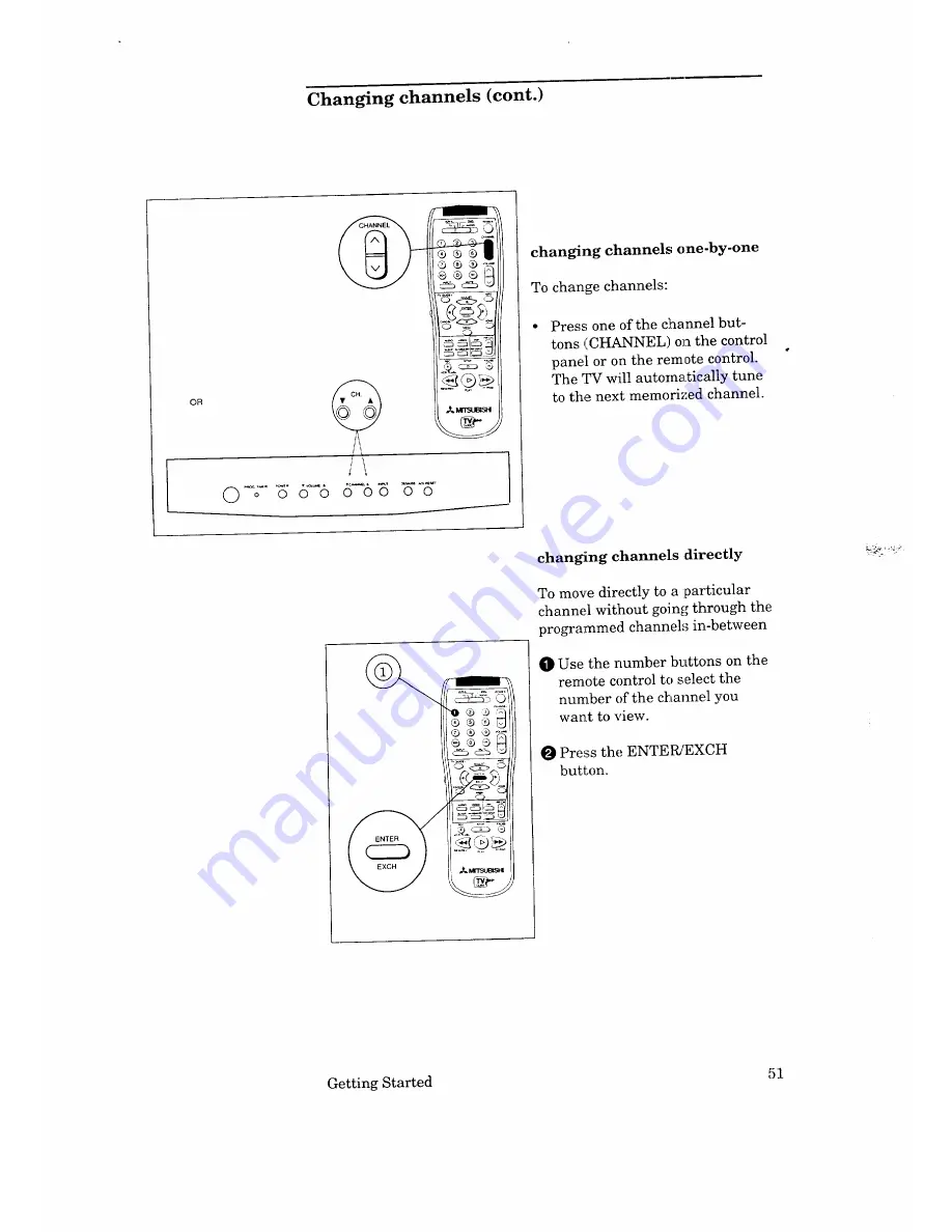 Mitsubishi CS-10509 Скачать руководство пользователя страница 53