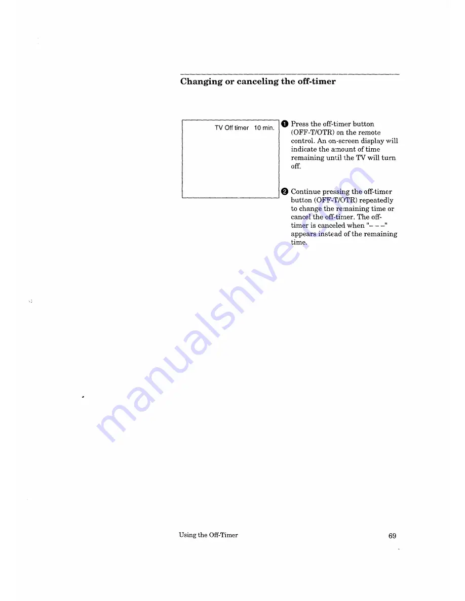 Mitsubishi CS-27205 Owner'S Manual Download Page 69