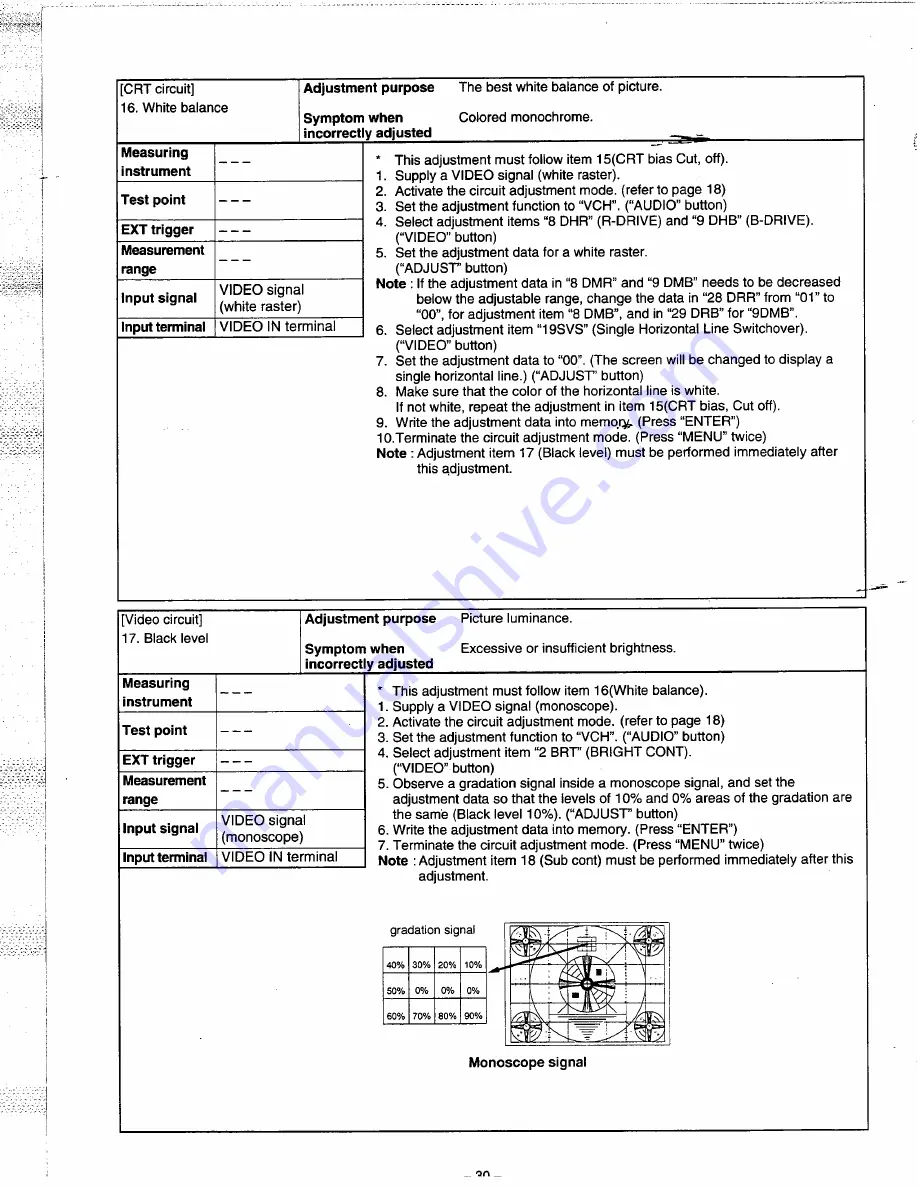 Mitsubishi CS-31203 Скачать руководство пользователя страница 32