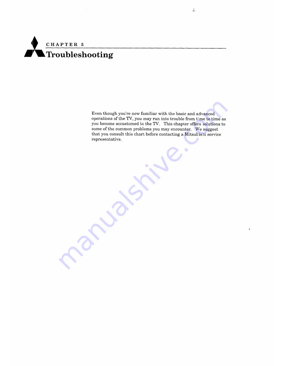 Mitsubishi CS-31303 Owner'S Manual Download Page 85