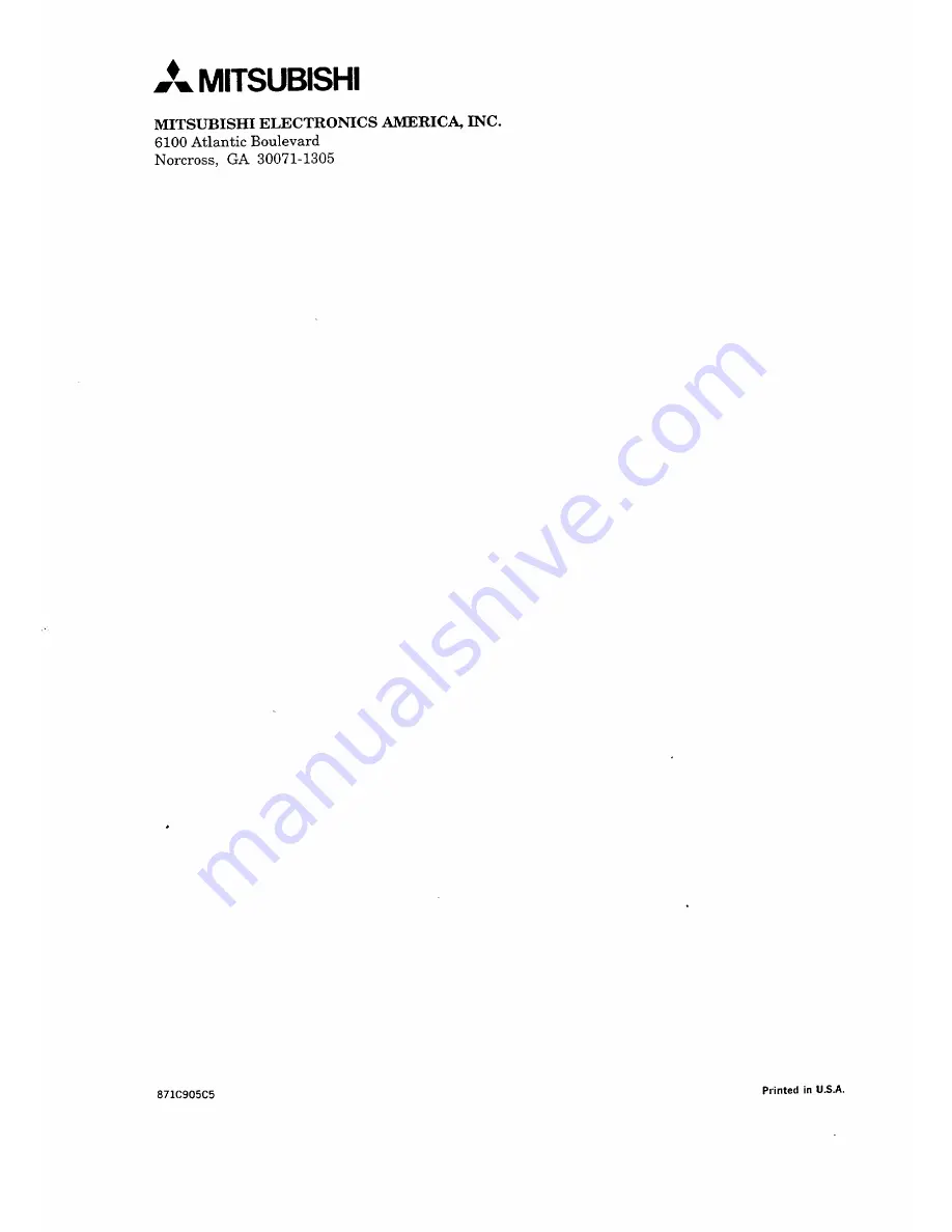 Mitsubishi CS-35201A Owner'S Manual Download Page 88