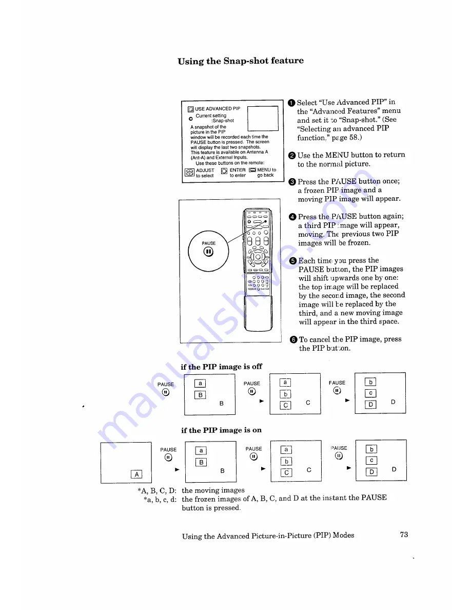 Mitsubishi CS-35805 Owner'S Manual Download Page 75