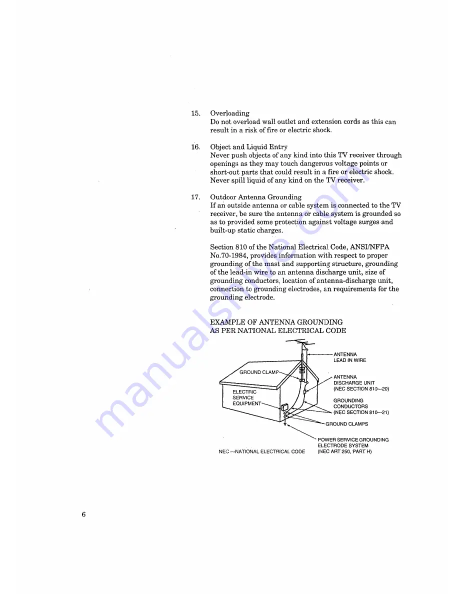 Mitsubishi CS-40503 Скачать руководство пользователя страница 8